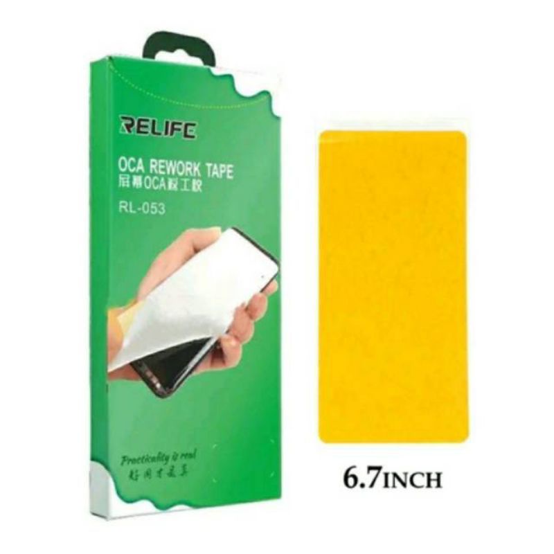 STICKER REMOVER / PENGHANCUR LEM OCA RELIFE RL-053 6.7 INCH