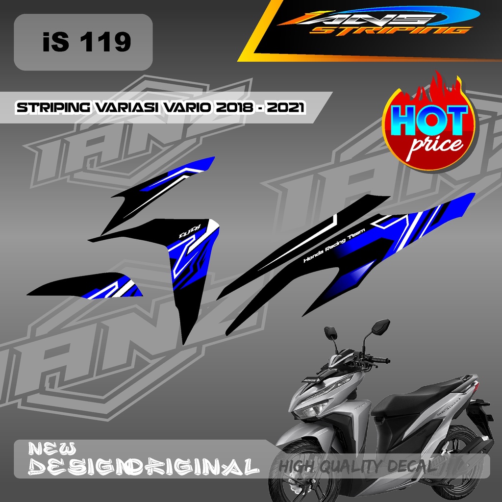 STRIPING VARIO CUSTOM CONCEPT / STIKER DECAL VARIO 125 /STIKIER VARIO 150 BAHAN HOLOGRAM / NON HOLOGRAM IS119