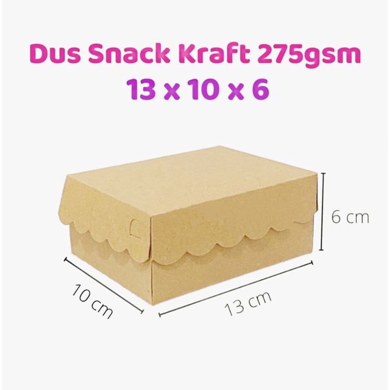 

Dus Snack Kraft Polos Renda Uk. 13x10 | Dus Kue