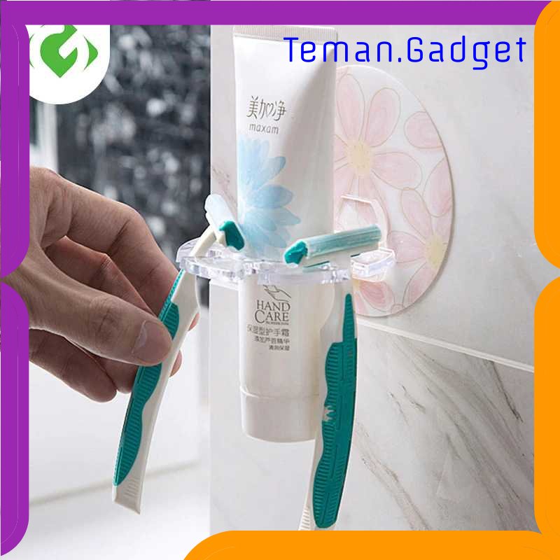 TG-RAK GUANYAO Rak Sikat Gigi Pasta Gigi Wall Mounted Toothbrush Holder - E1910