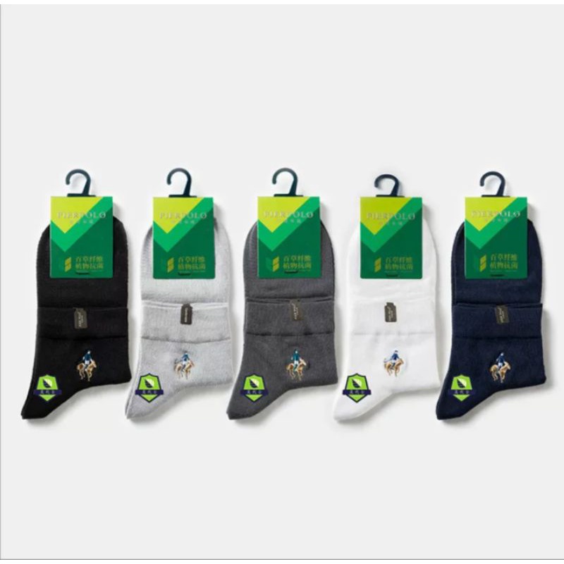 Pier Polo Kaos Kaki Anti Bakterial Pierpolo Socks Premium Kaus Kaki Kerja 5005