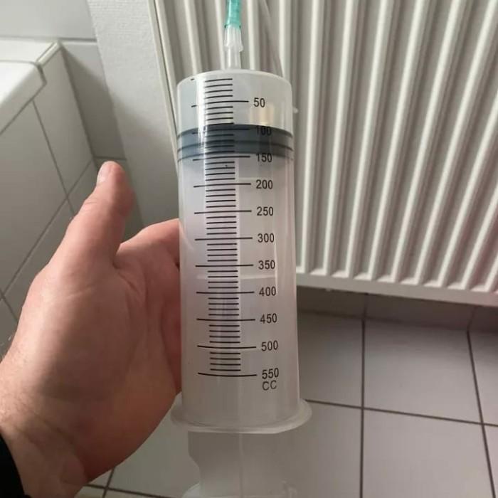 Suntikan 550ml Suntikan jumbo Syringe 500ml FREE selang