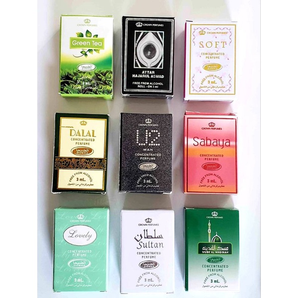 Parfum DOBHA Roll On 3ml Non Alkohol Pilih Varian Aroma