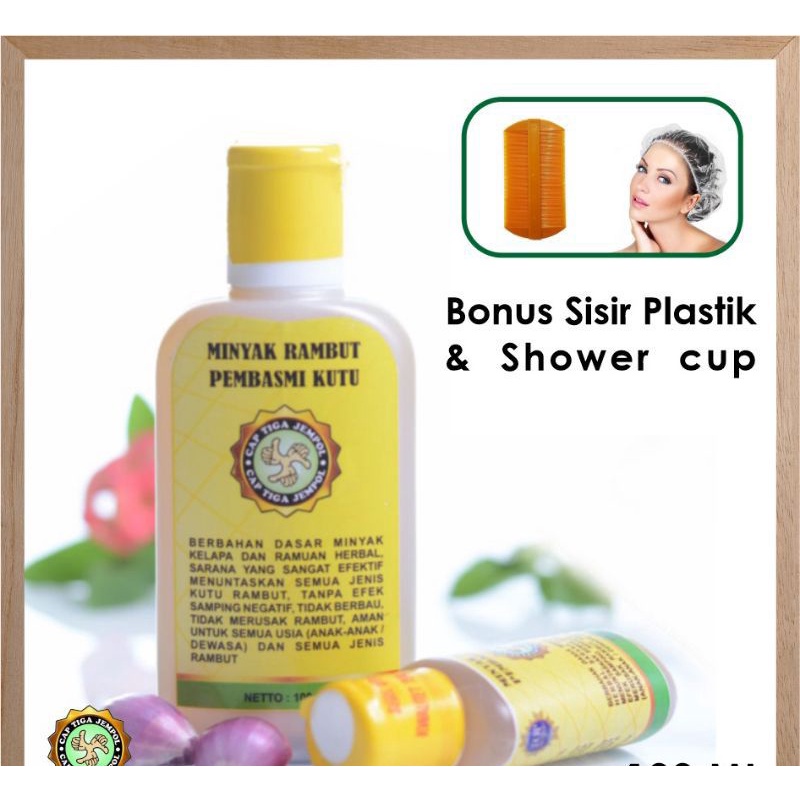 obat kutu rambut 60 ml || minyak kutu rambut || alami aman untuk anak dan dewasa