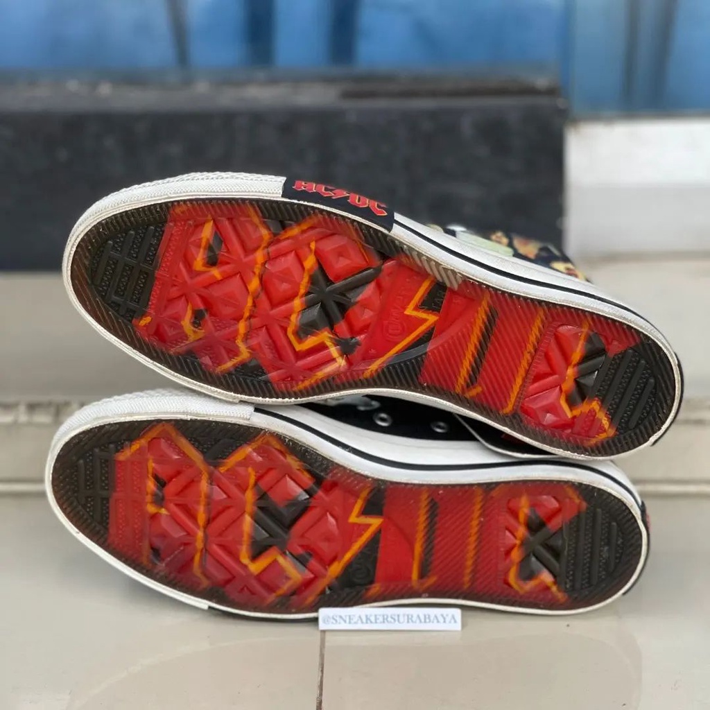 ACDC x Converse Chuck Taylor Hi  &quot;Highway To Hell &quot;
