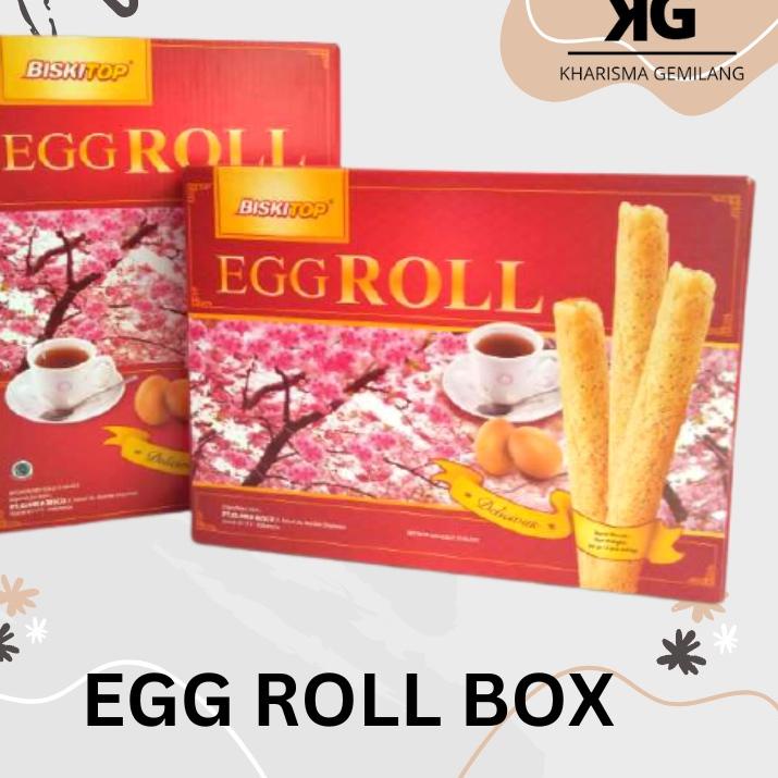 

TrxK0w0V BISKITOP - EGG ROLL 86g Biskuit Box Lebaran Biskuit Anak Roll Manis Biscuit Keluarga Murah