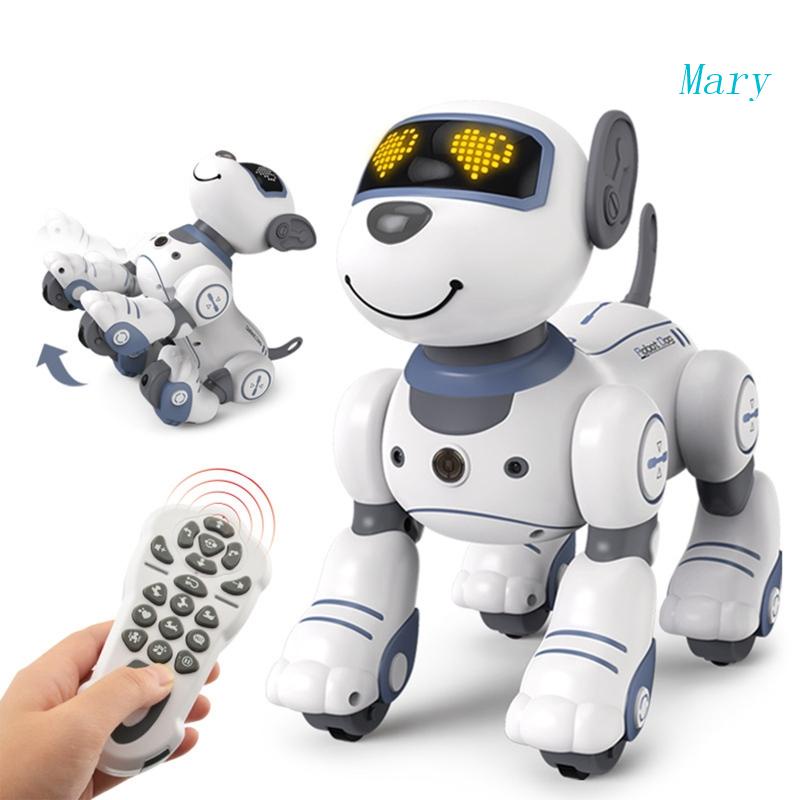 Mary RC Robotic Stunt Puppy Programmable Stunt RC Puppy Interaktif Dengan Komando