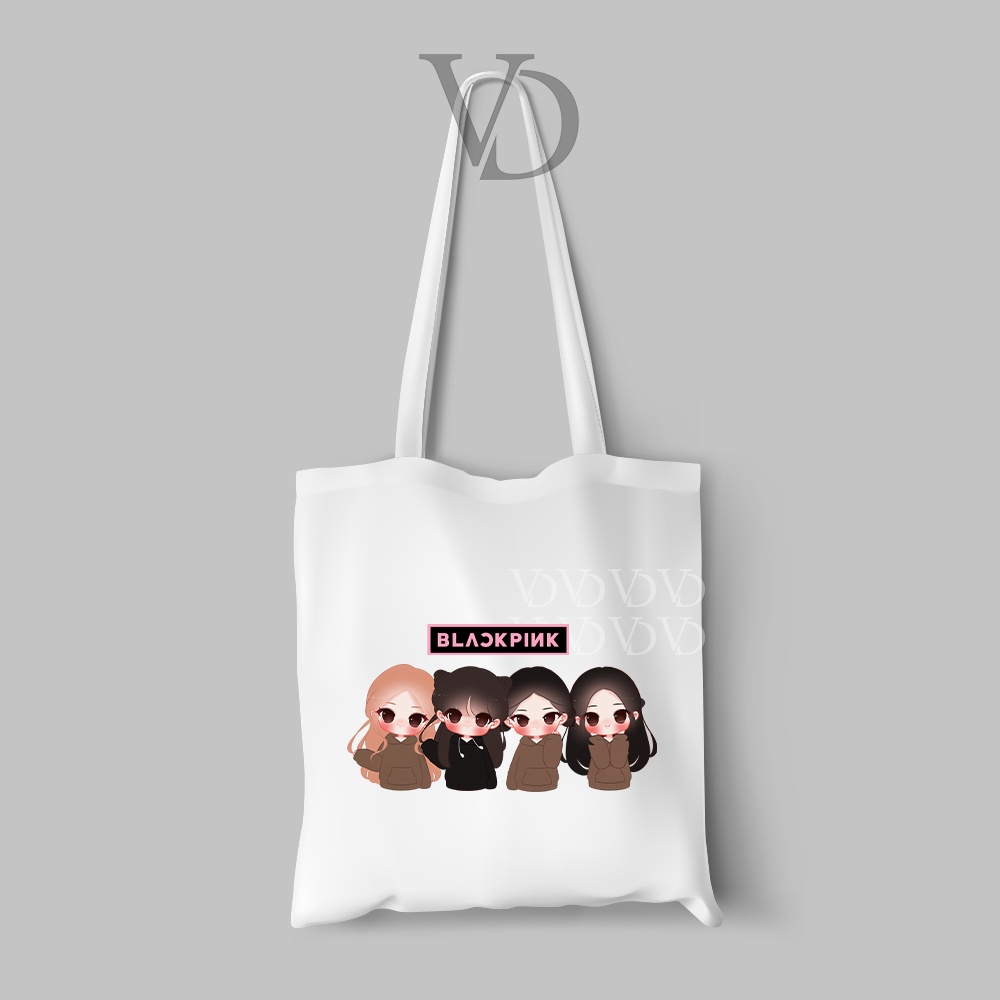 tote bag kanvas blackpink bornpink / tas blink