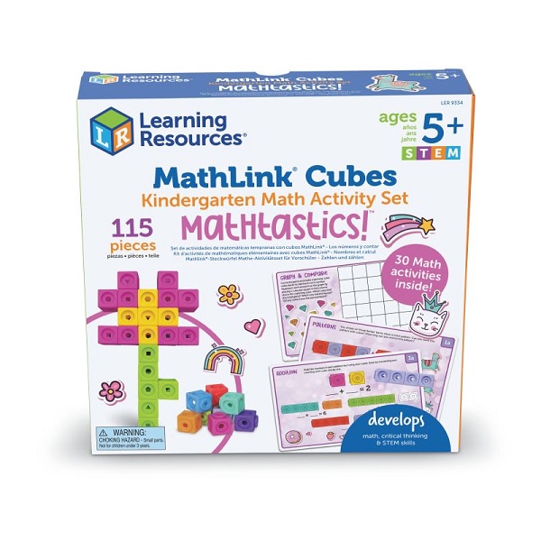 Learning Resources MathLink Cubes Kindergarten Math: Mathastics