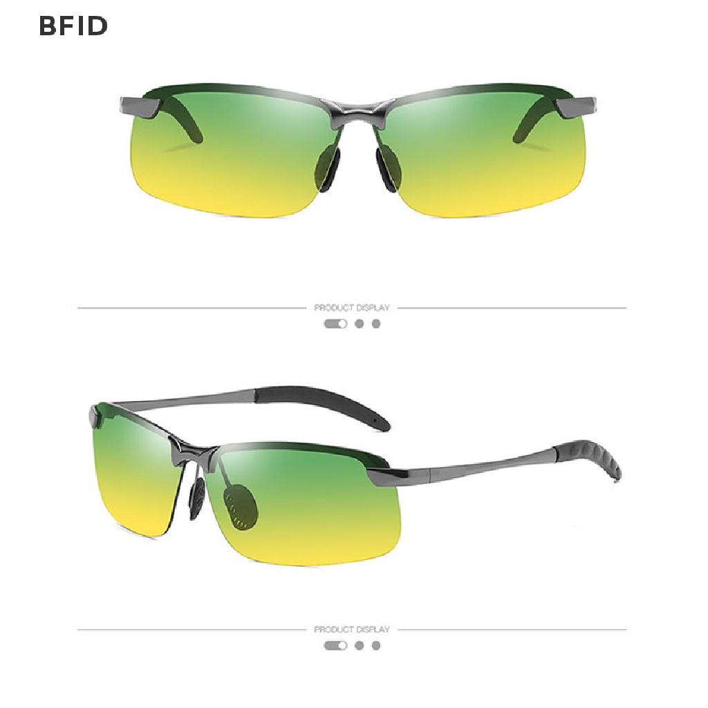 [BFID] Kacamata Polarized Photochromic Siang Dan Malam Mengemudi Memancing Night Vision [ID]