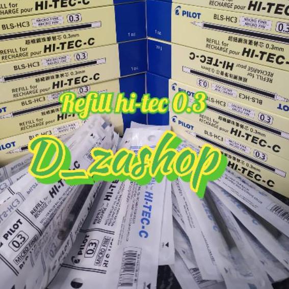 

FTM944 refill Hitec pilot 0.3 0.4 0.25 mm pen makna hitam dan biru refill hi tech pilot satuan isi ulang hi tech +