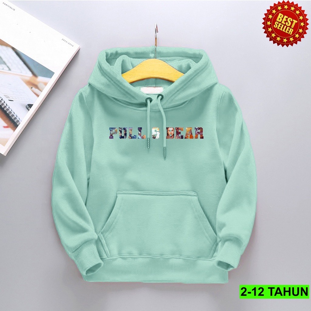 Jumper Hoodie Anak  Full Bear II Jaket Hoodie Anak Viral Bahan Fleece Sz M - XL ( Laki Laki &amp; Peremepuan )