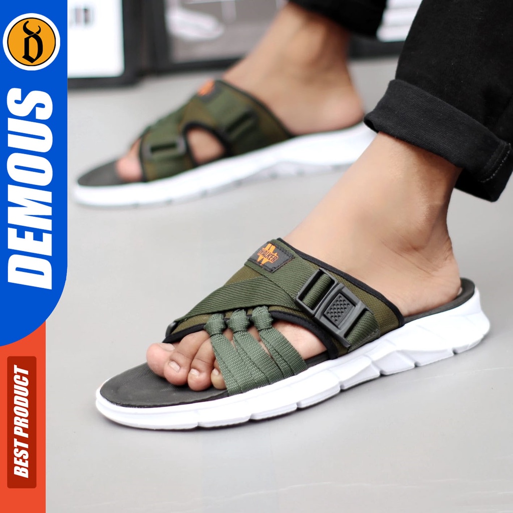 DEMOUS Doncis - Sandal Slide Casual Slop Pria Terbaru