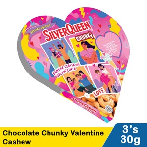 

❤️ H-Day ❤️ COKELAT SILVERQUEEN hadiah kado valentine love hati 3x30gr
