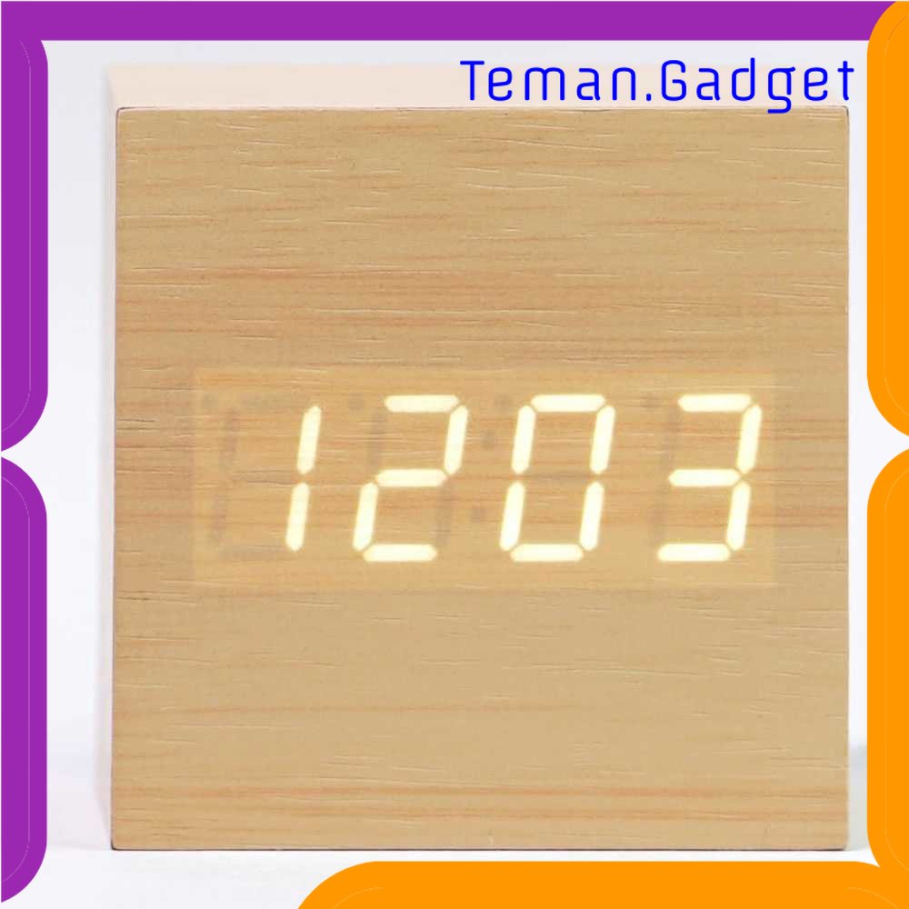 TG-PJM HOUSEEN Jam Digital LED Kayu - JK-808