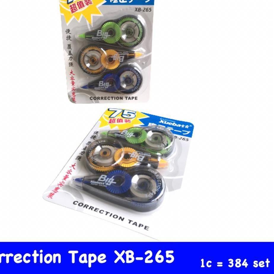 

VAM944 Correction Tape XB-265 Tipex Rol (isi 3 pcs) +