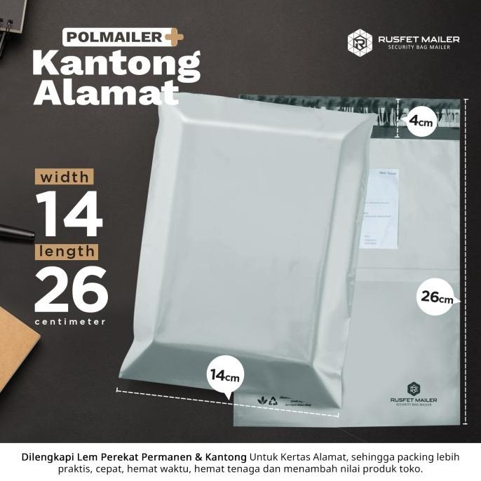 

AMPLOP PLASTIK POLYMAILER POLIMAILER PACKING ONLINE LIGHT GRAY bird01