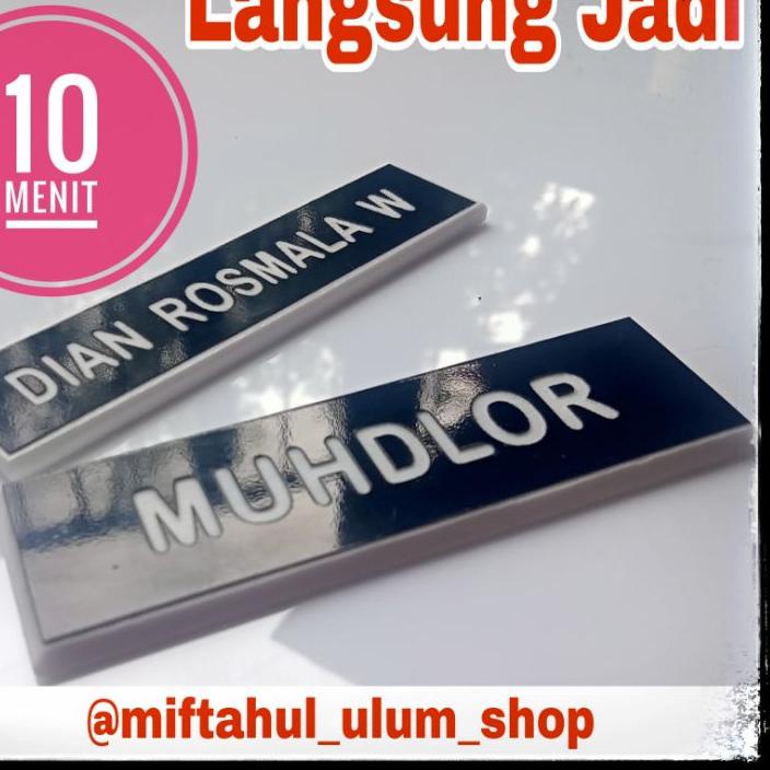 

Update LANGSUNG JADI NAME TAG PAPAN NAMA DADA TERCEPAT KILAT EXPRESS PROFESSIONAL REPUTABLE Tag Indonesia Tag Terbaik Tag Langsung Jadi