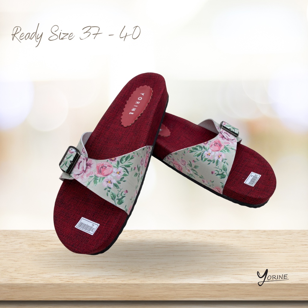 KANVAS FLAT SANDAL SALSA WANITA MODEL TERBARU - SBM STORE