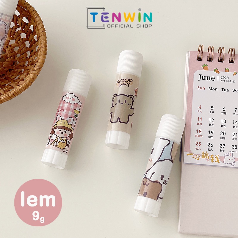 

Glue Stick 9gr / Lem Batang Motif Kartun-Tenwin