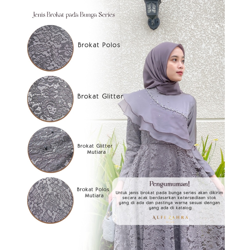 (PRE-ORDER) Dahlia Dress Brokat