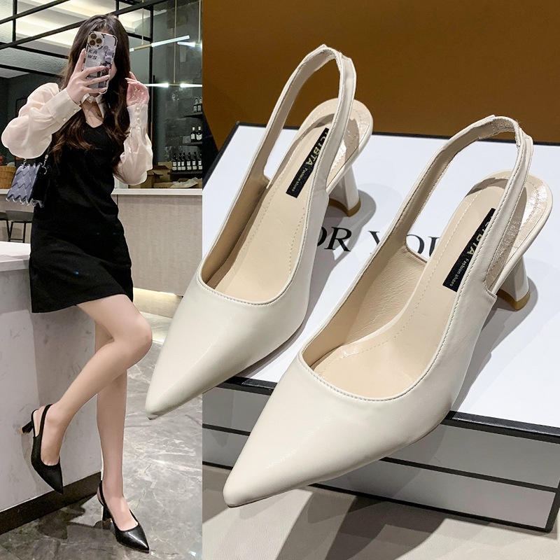 ( AMOUR ) High Heels Wanita Kerja Elegan Premium Import Fashion T-001