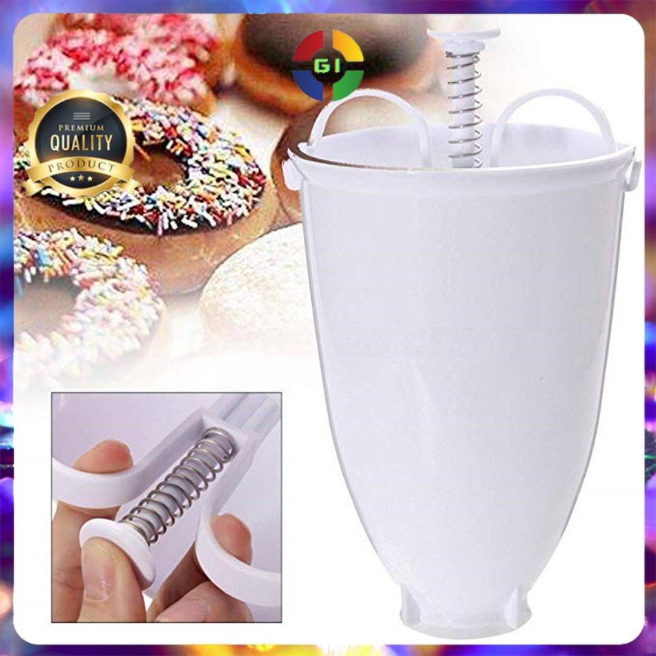 Alat Pembuat Adonan Donat DIY Drop Donut Maker Tool White