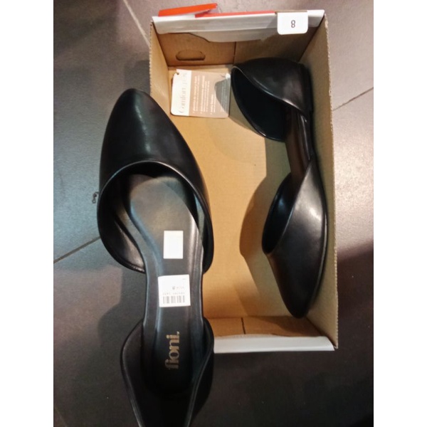 brash flat shoes hitam original payless