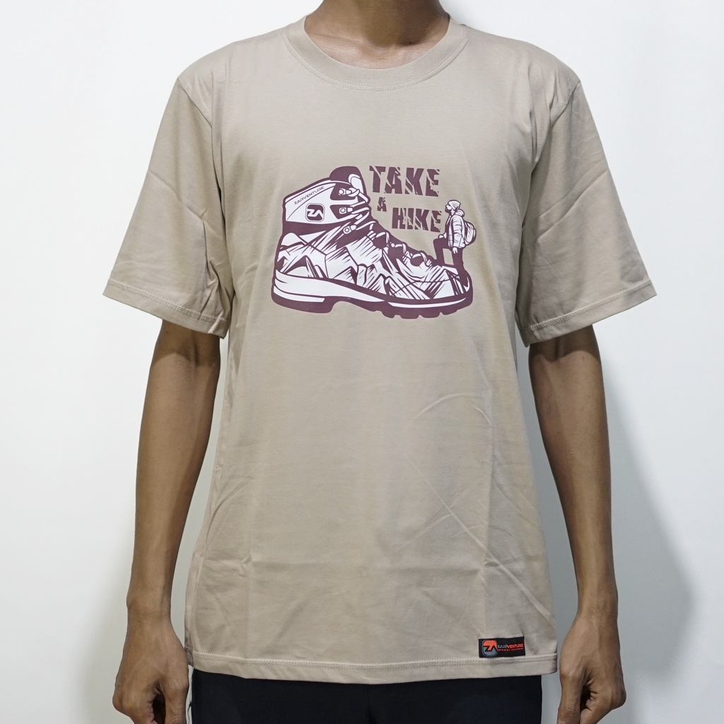 kaos tshirt tema adventure hiking zarventure 1008