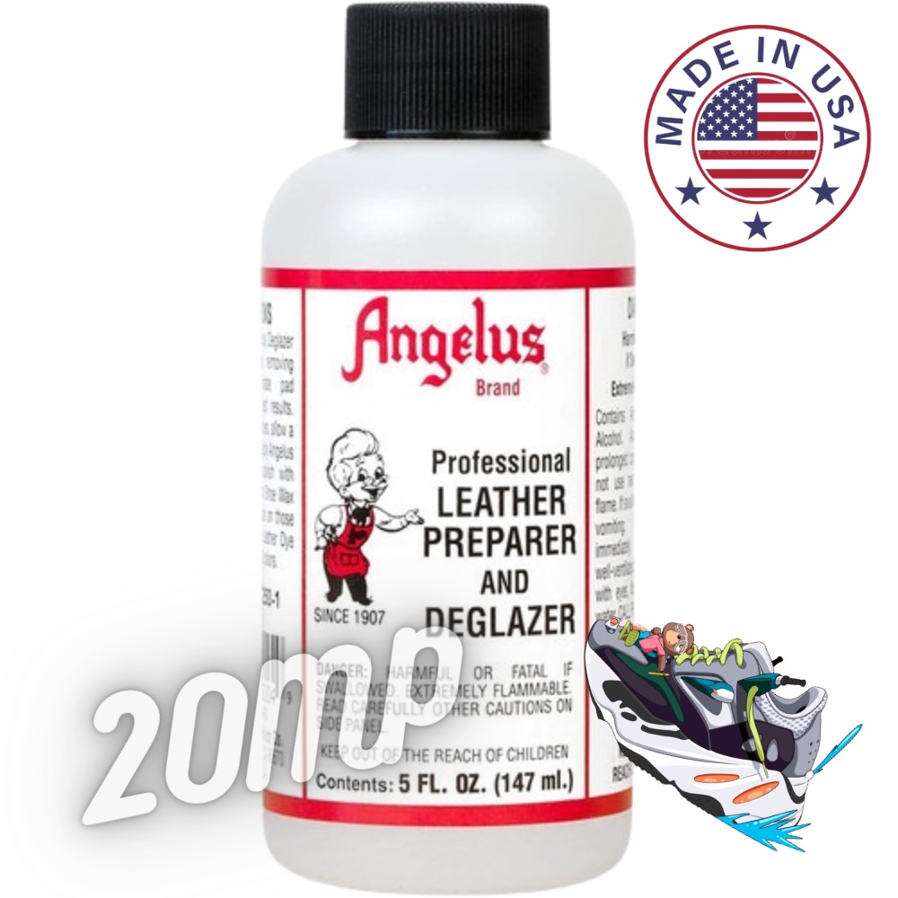 

Angelus Professional Leather Preparer & Deglazer 4 Oz 118 Ml USA