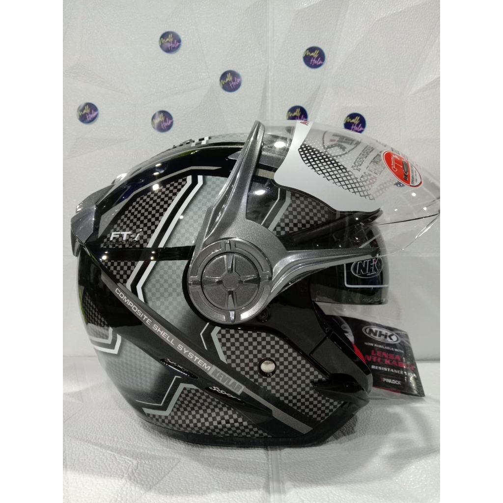 HELM NHK GLADIATOR MOTIF FTI DOUBLE VISOR