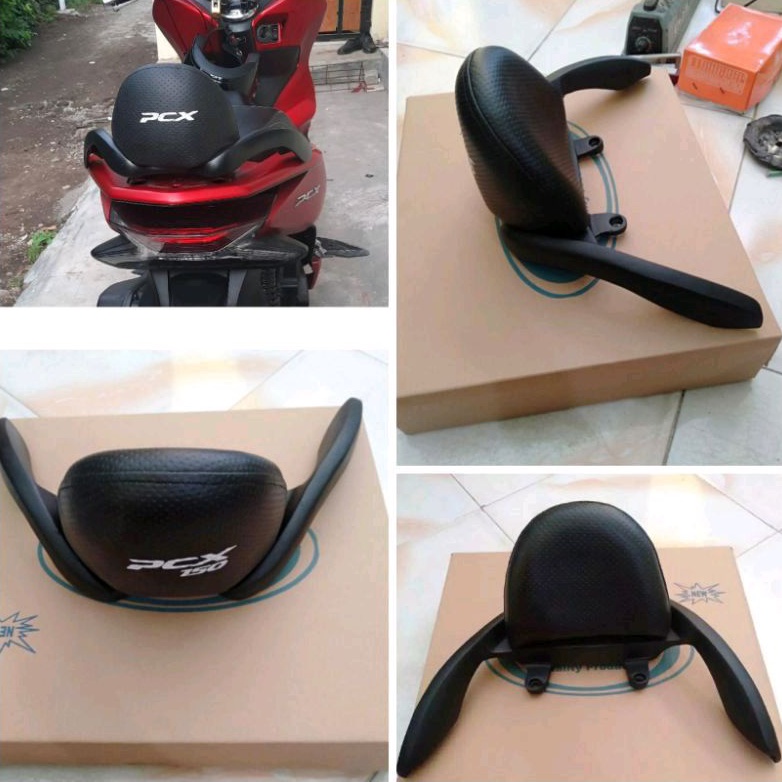 Behel Sandaran PCX 150 dan PCX 160 tipe ABS / CBS pnp PCX CBU Thailand senderan jok PCX