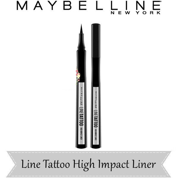 MAYBELLINE LINE TATTOO HIGH IMPACT LINER ORI BPOM/EYELINER WATER BPOM