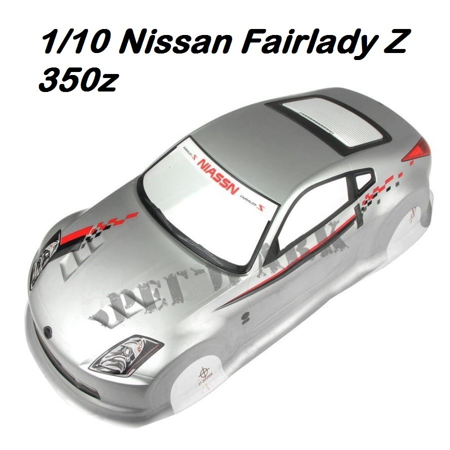 Body sheel Nissan Fairlady Z 350z 1/10 Rc Drift Touring Rally Car