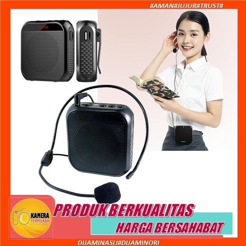 Portable Mic Microphone Karaoke Instruktur senam Dosen Toa Mini Suara