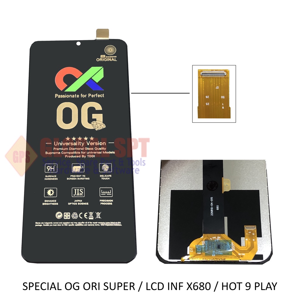 SPECIAL OG ORI SUPER / LCD TOUCHSCREEN INFINIX X680 / HOT 9 PLAY