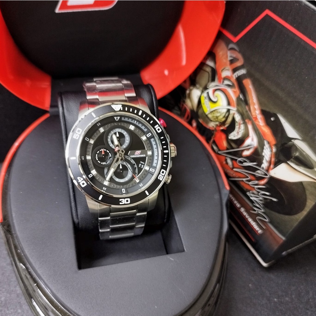 Jam Tangan Pria Cowok CRONOFORCE 5331 FREE BOX DAN GARANSI Tanggal Aktif Chrono Aktif Fashion Import Murah Mewah BONUS BATERAI CADANGAN!