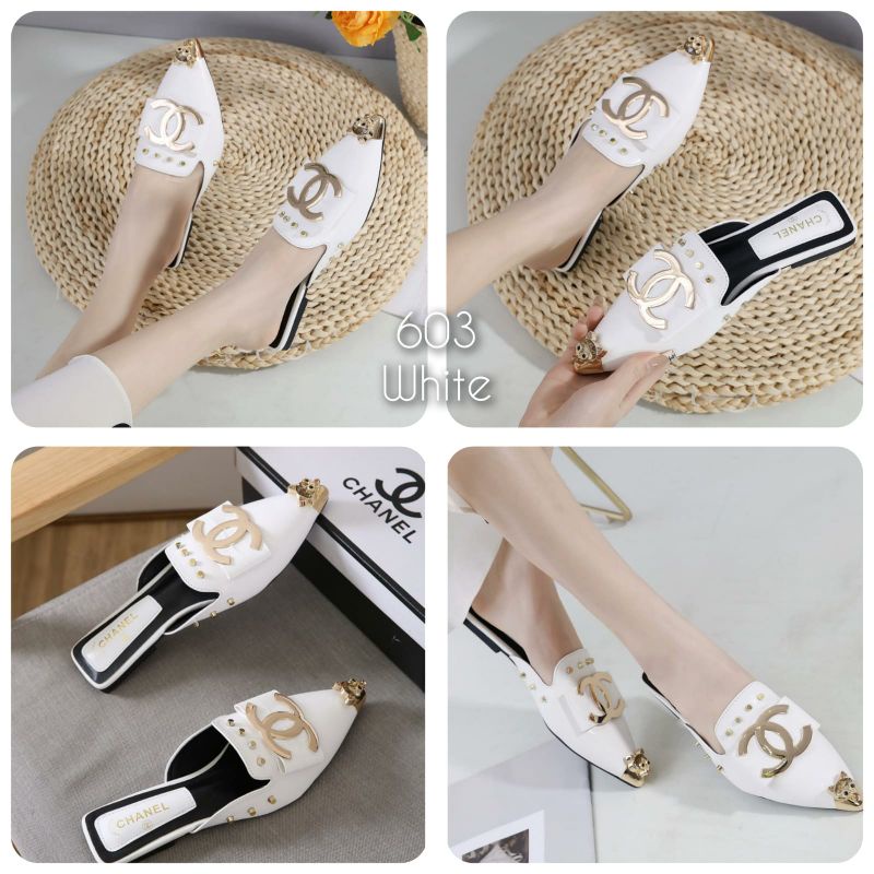 Sandal slop wanita branded import kode 603