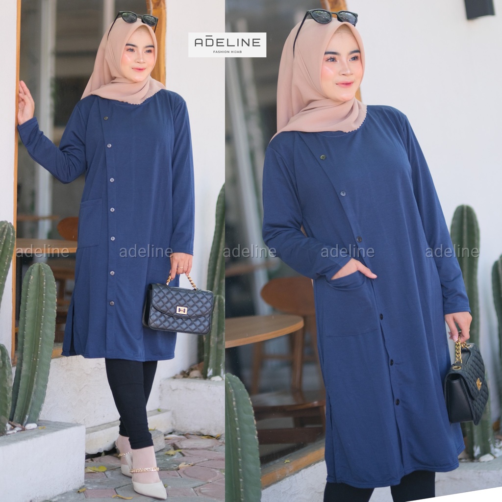 TISYA Tunik LD110  - Tunik JUMBO BIGSIZE OVERSIZE Babyterry Spandex / R.1 - 179-5220