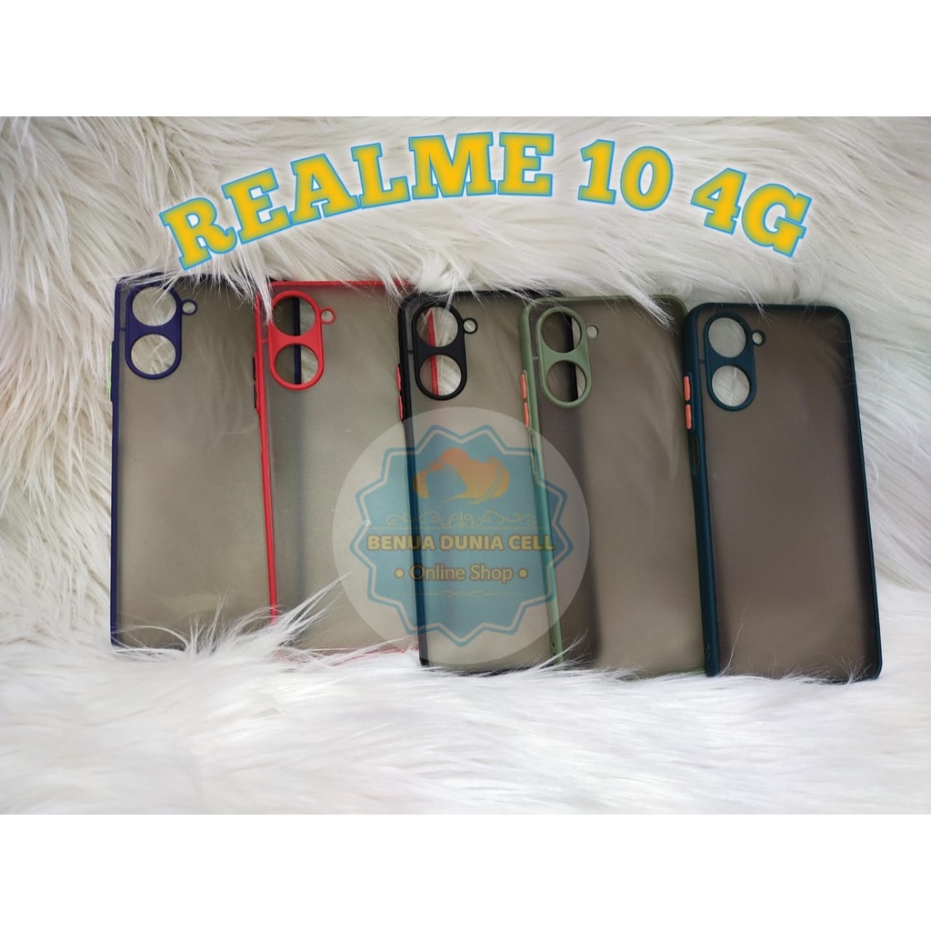 CASE REALME 10 4G - CASE MATTE CASE DOVE REALME 10 4G - BDC