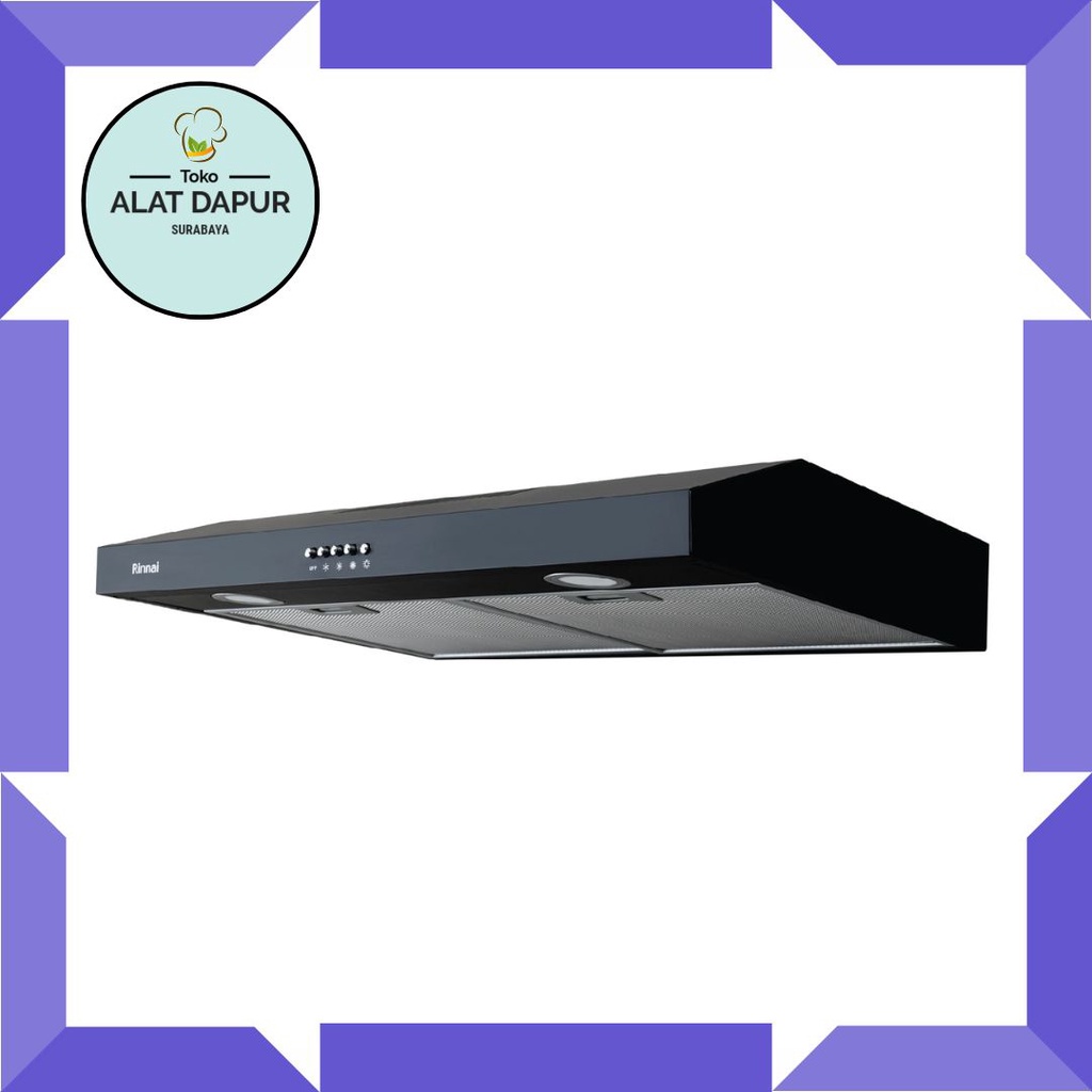 Cooker Hood Rinnai RH 229B 229 B Slim Hood 90cm Penghisap Asap Dapur