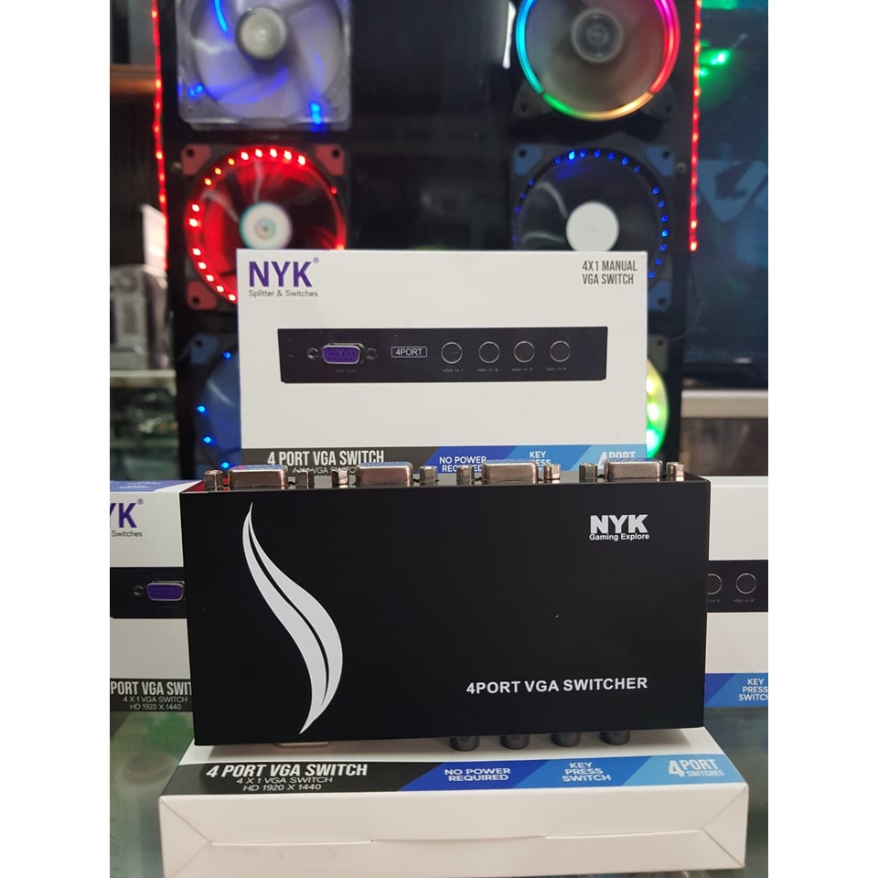 VGA HUB NYK 2.0 Switch Printer 1-2 port / VGA HUB