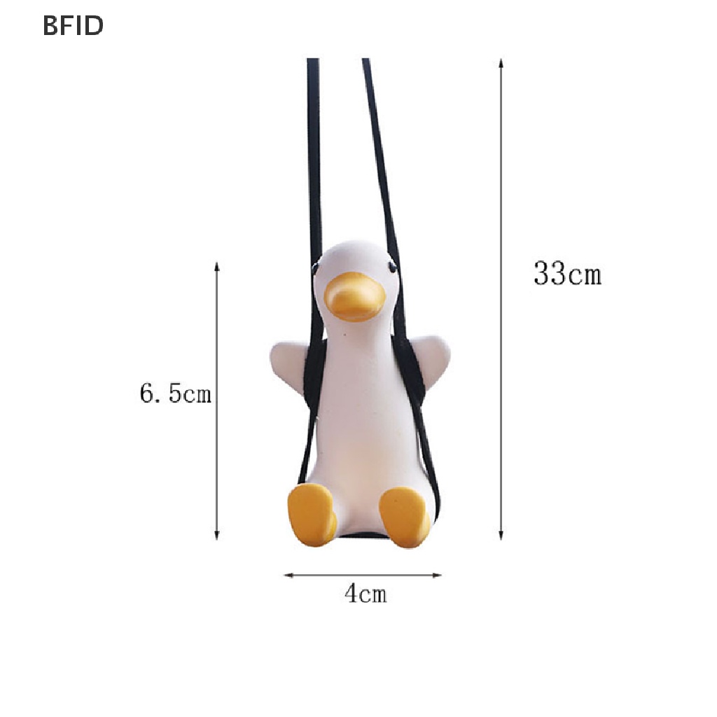 [BFID] Aksesoris Mobil Anime Lucu Ayunan Bebek Liontin Kaca Spion Otomatis Ornamen [ID]