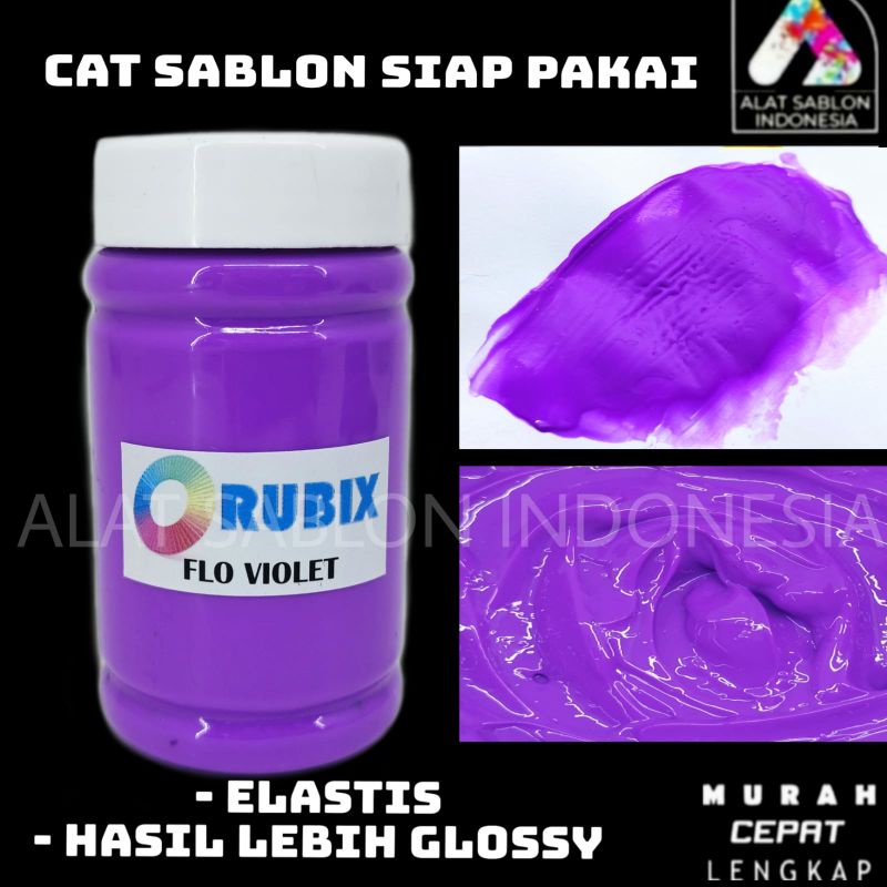 

CAT SABLON PASTA GL RUBBER WATER BASED CAT AKRILIK FLO VIOLET 100GR