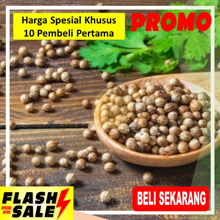 

Ketumbar Butir Super 50gr / Alami Tanpa Pemutih / Rempah Kiloan / Organik / Biji Ketumbar Alami Tanpa Pemutih