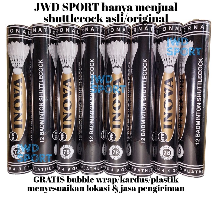 Shuttlecock Shuttlecock Inova Hitam