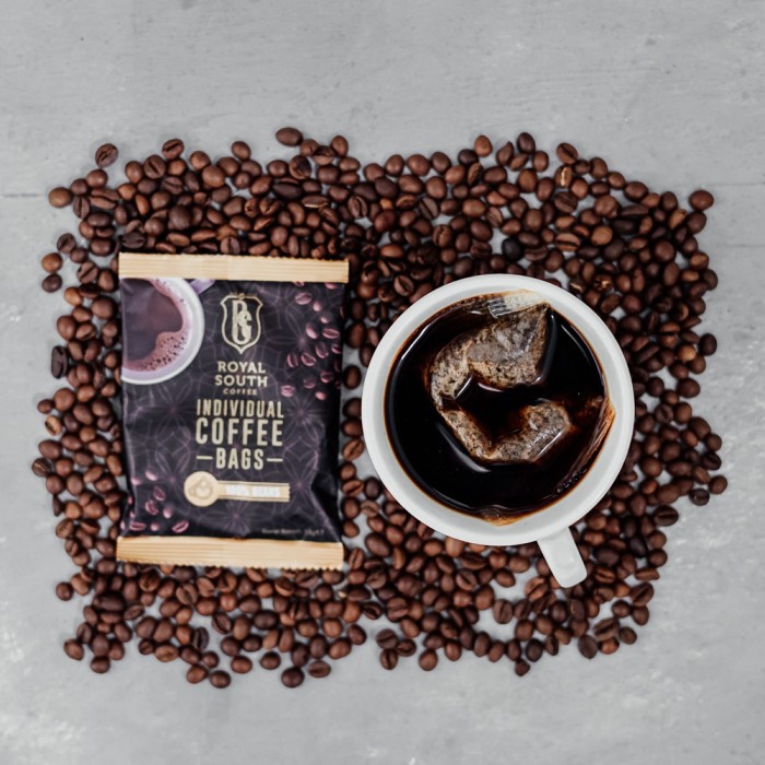 

Terlaris ✨ - Kopi Celup | Kopi Kemasan Sachet | Isi 5 Sachet | Royal South Coffee 2.1.23