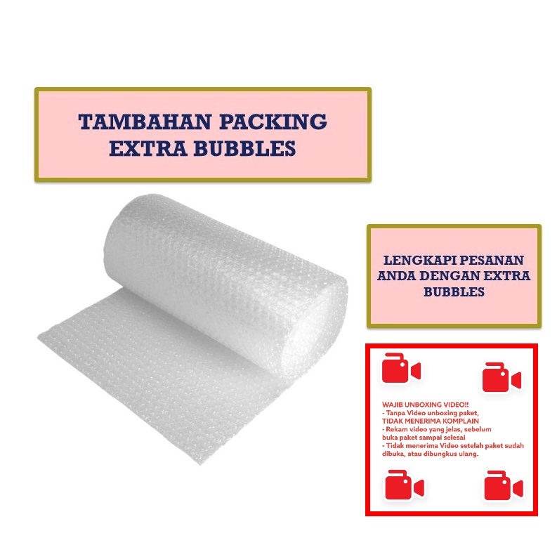 

Tambahan EXTRA BUBBLES