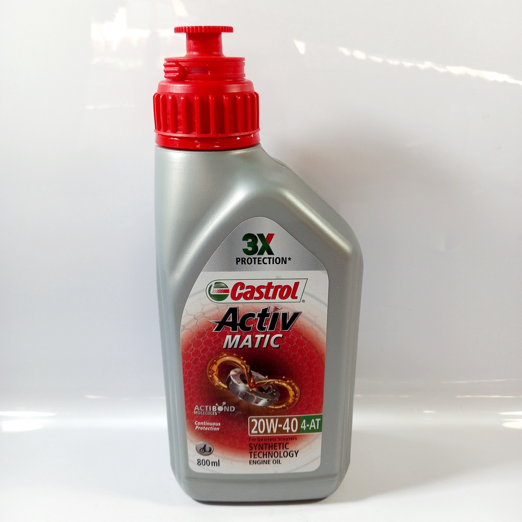 CASTROL ACTIVE MATIC 800 ML SAE 20W-40 API SL JASO MB