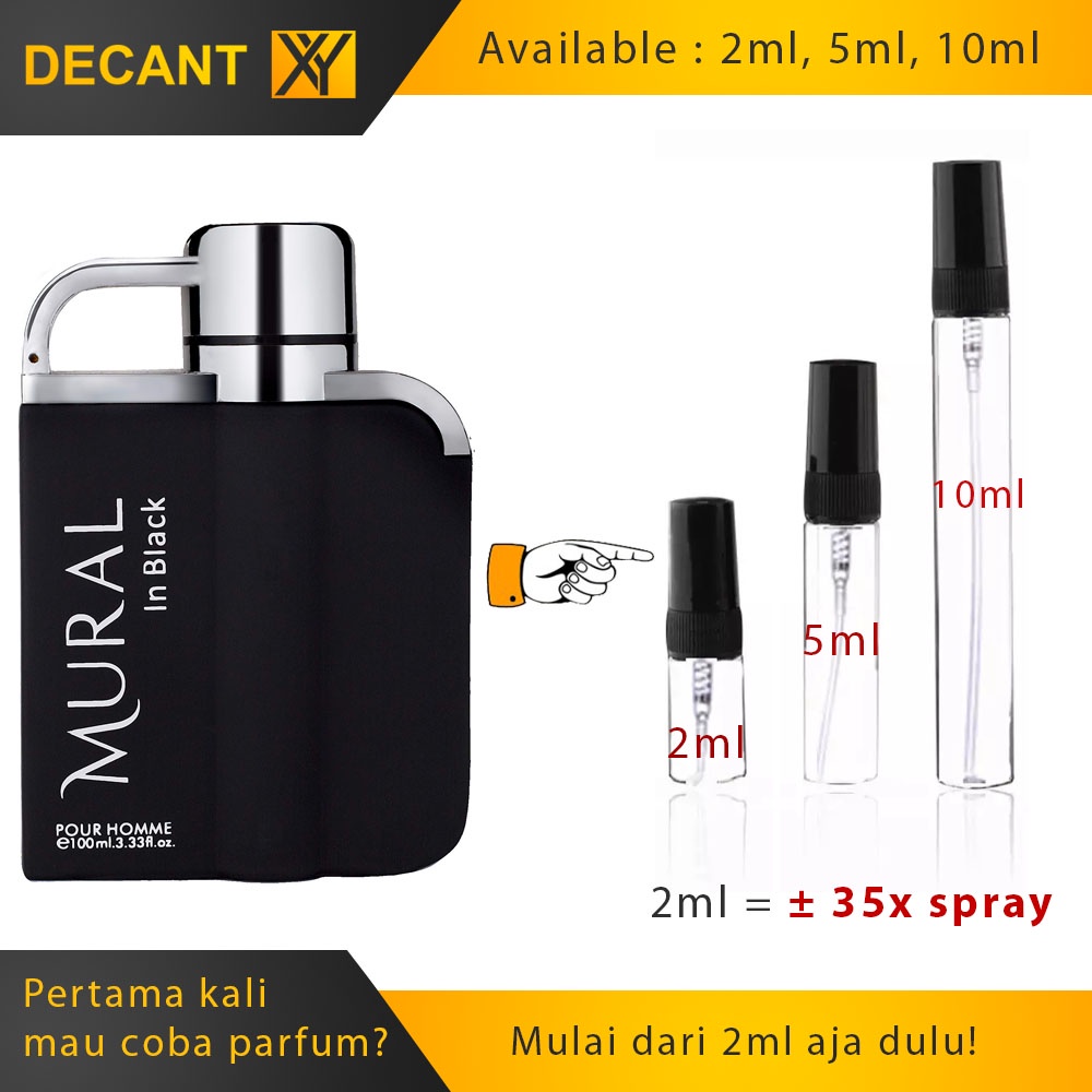 Decant Parfum Mural de Ruitz Mural In Black for Men EDT